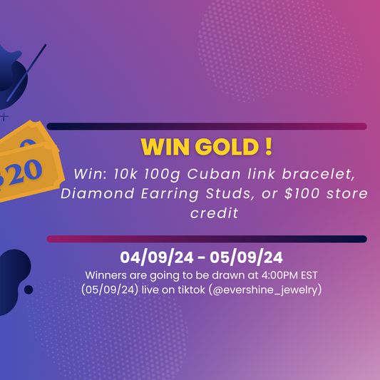 Raffle Ticket | Win: 10k gold 100g Cuban Link bracelet, Diamond Earrings, or $100 Store credit