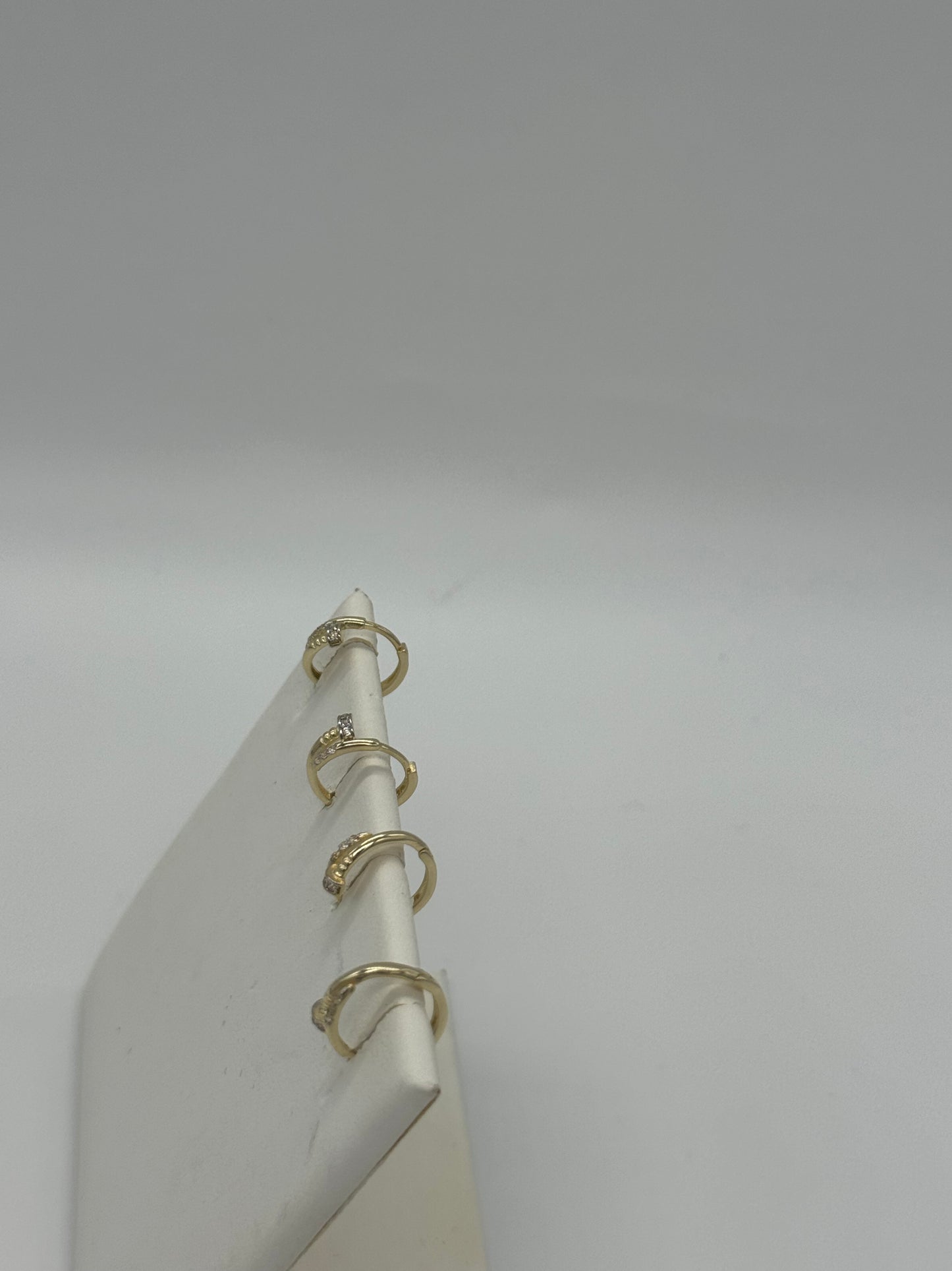 14kt small hoops