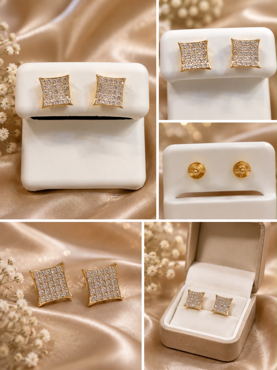 Diamond Stud Earrings