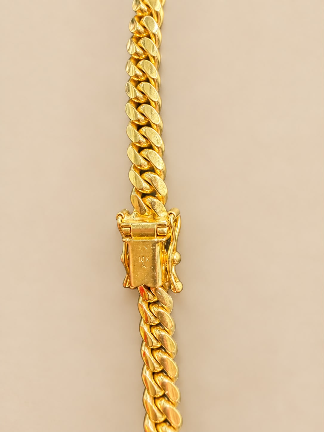 10K Yellow Gold Solid Miami Cuban Link Chain 20” 6mm 36.78 Grams