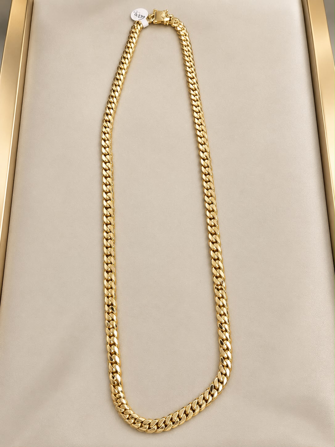 10K Yellow Gold Solid Miami Cuban Link Chain 18” 5mm 32 Grams