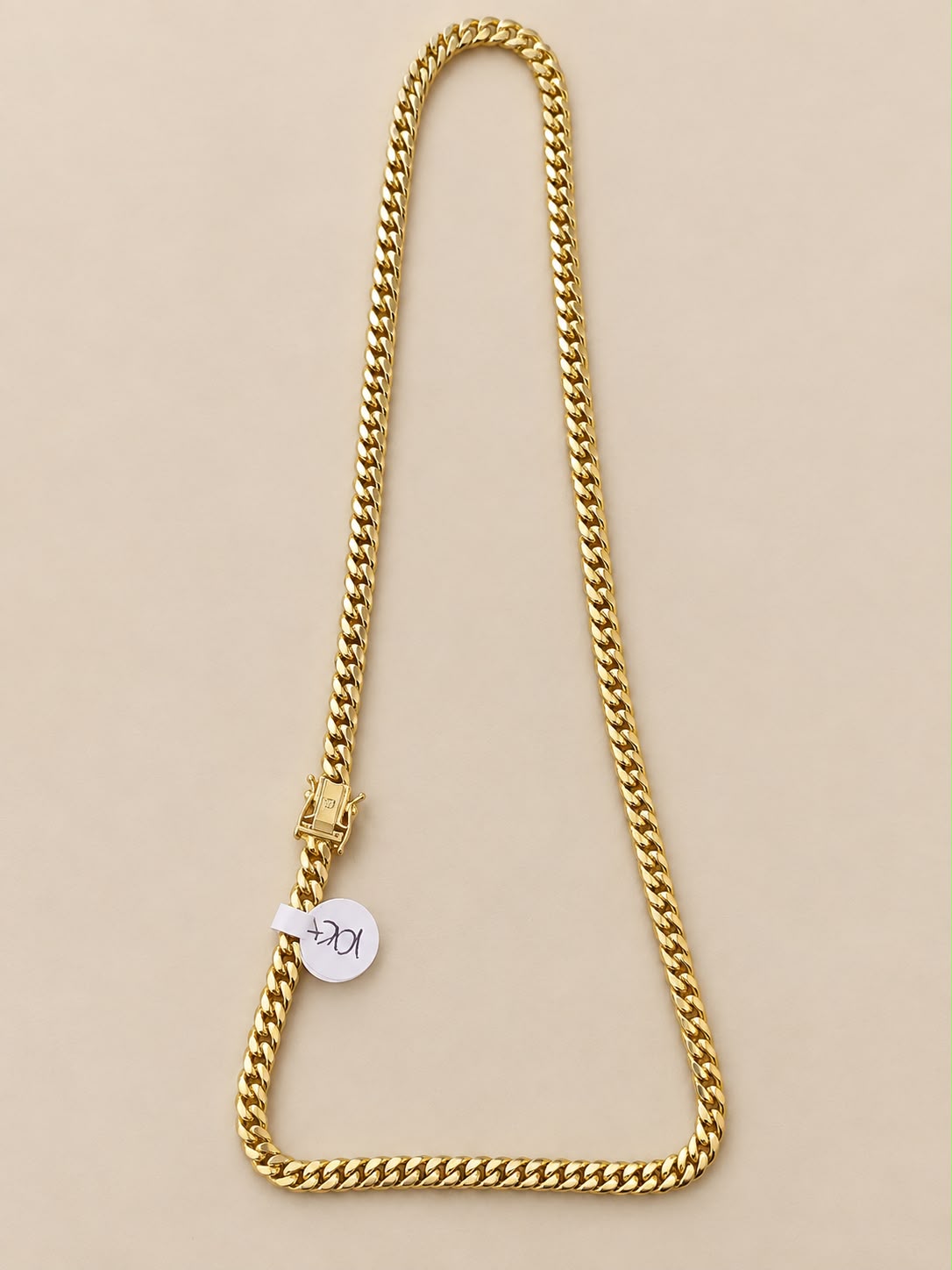 10K Yellow Gold Solid Miami Cuban Link Necklace 18” 5mm – 32 Grams