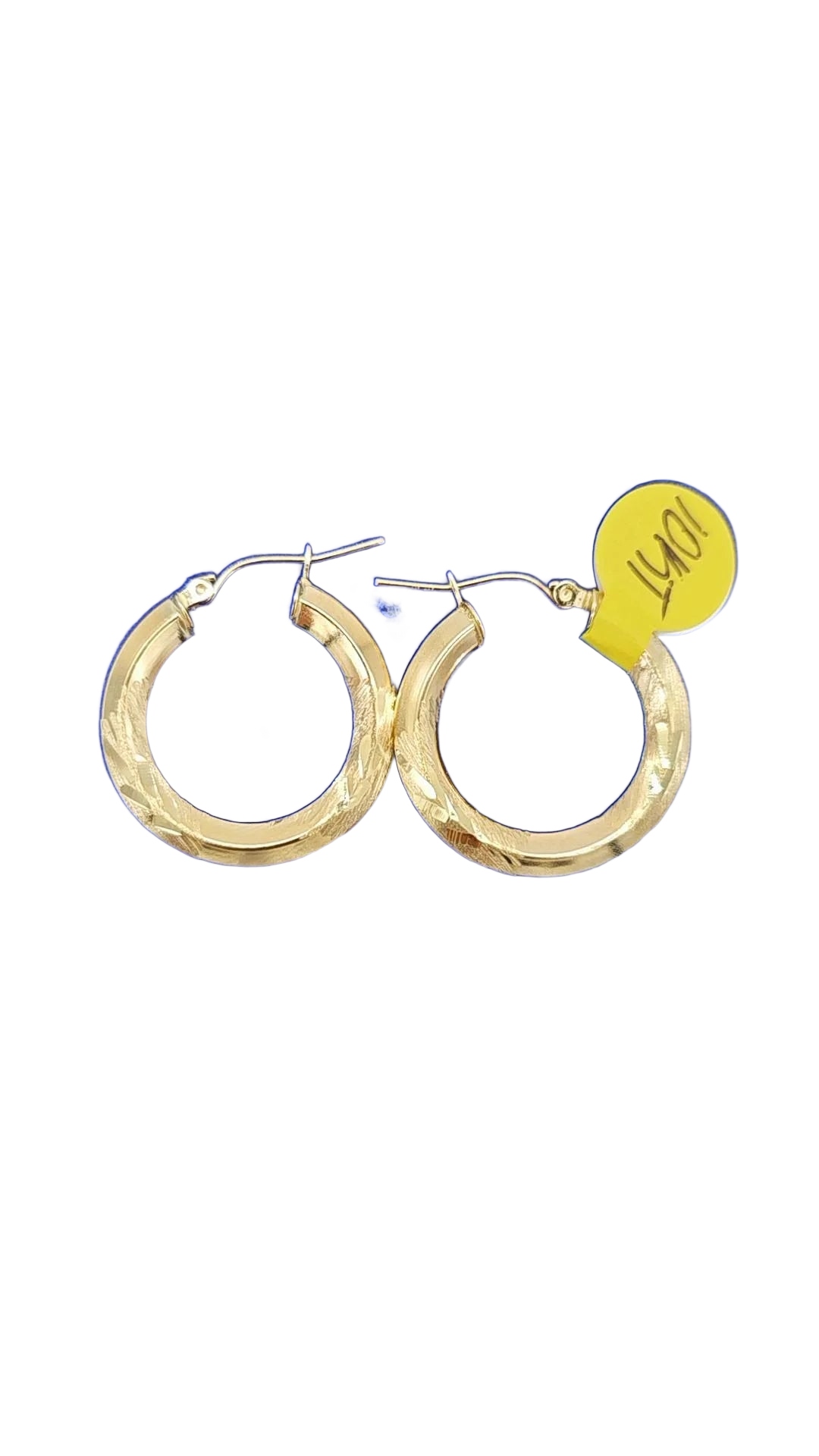 Tiny designer hoops