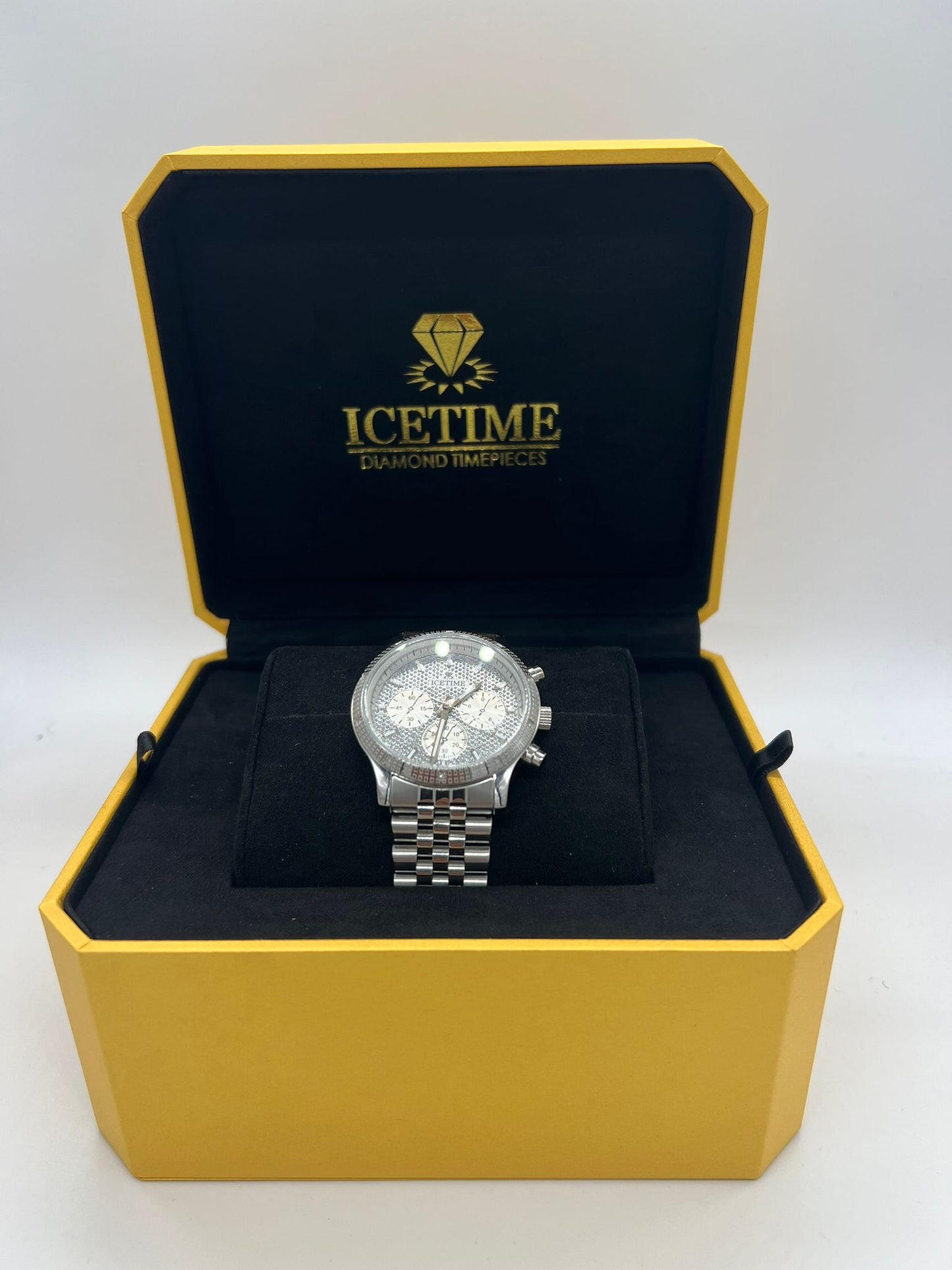 Certified Ice Time Watch with Diamonds