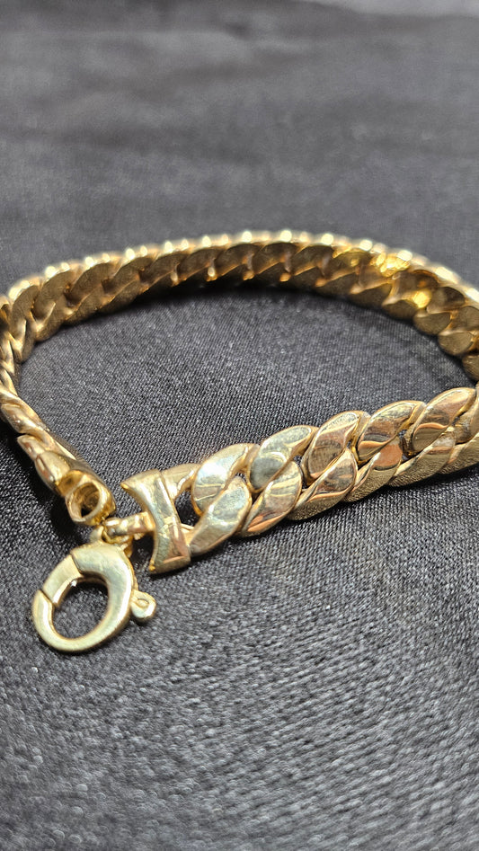 Hollow Cuban link bracelet