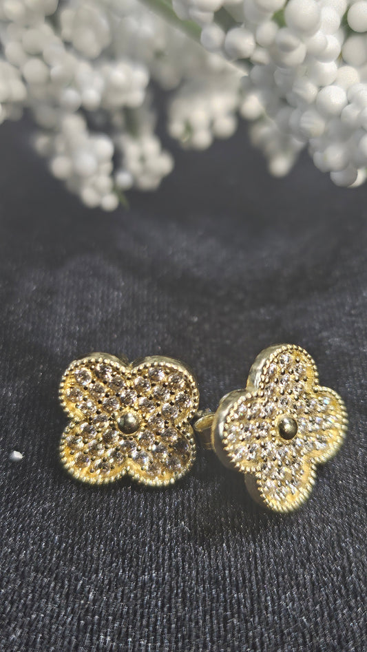 Flower earrings