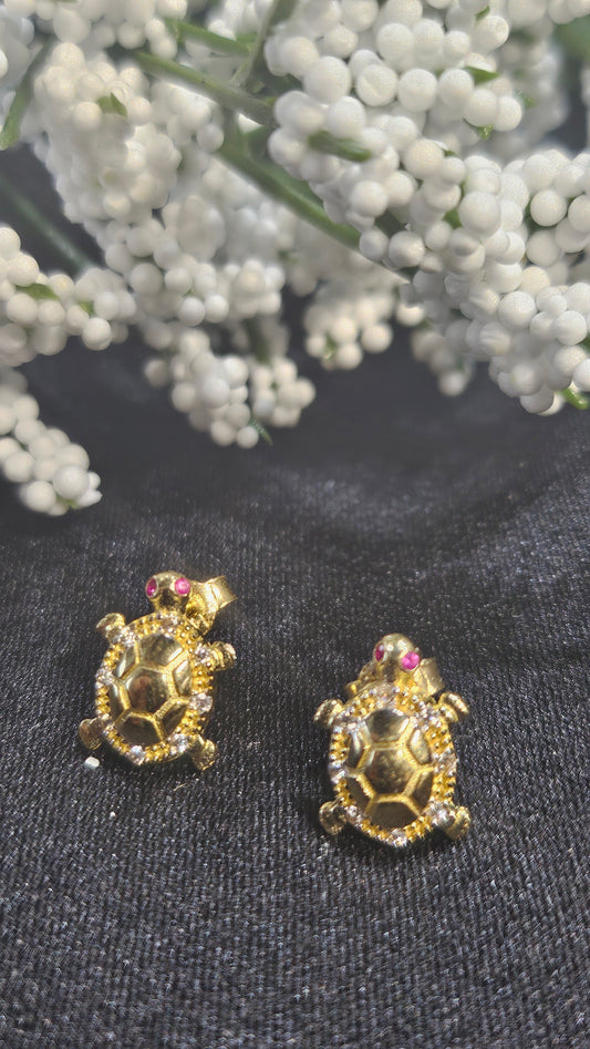 Tortoise earrings