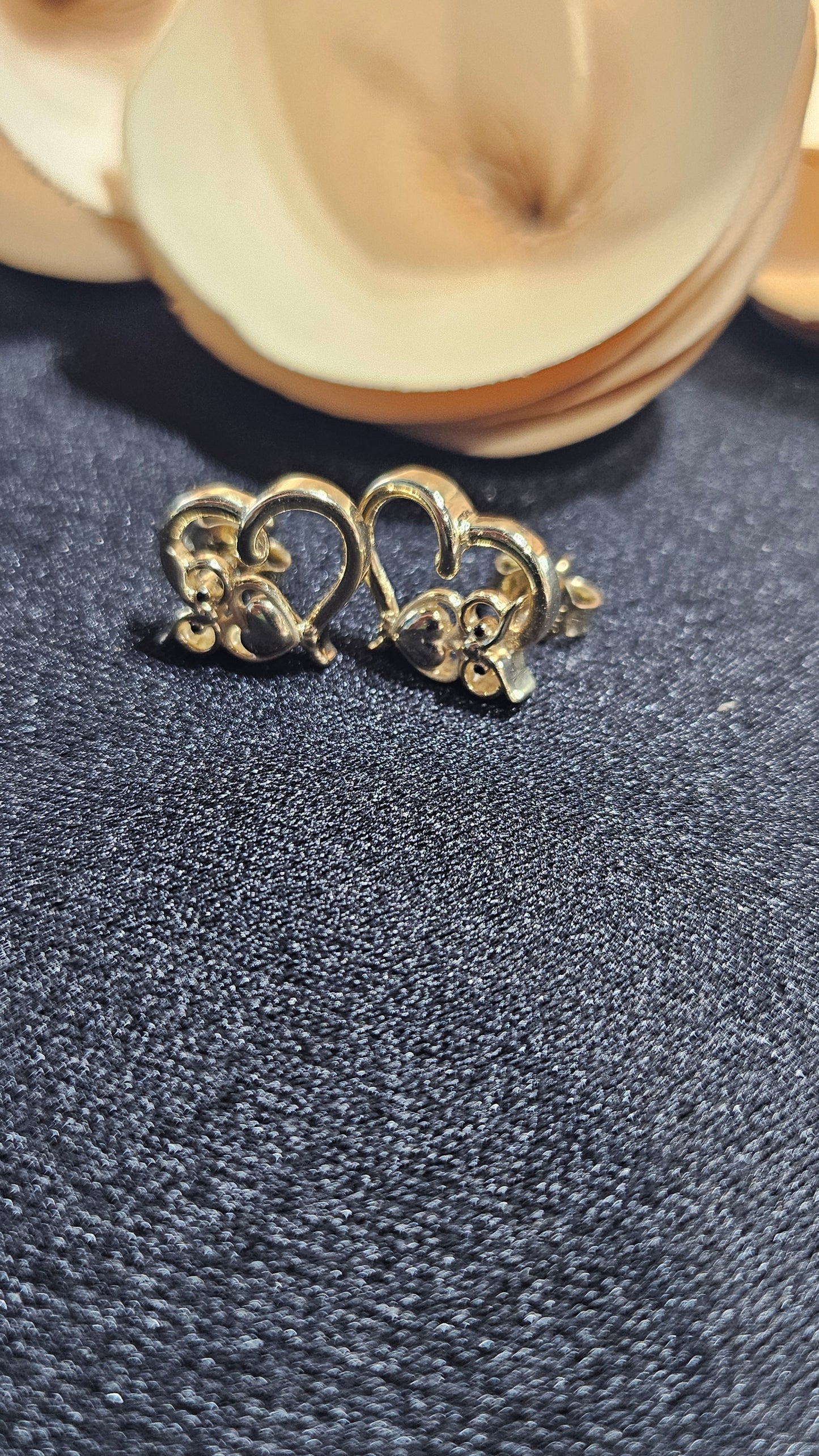 Heart studs