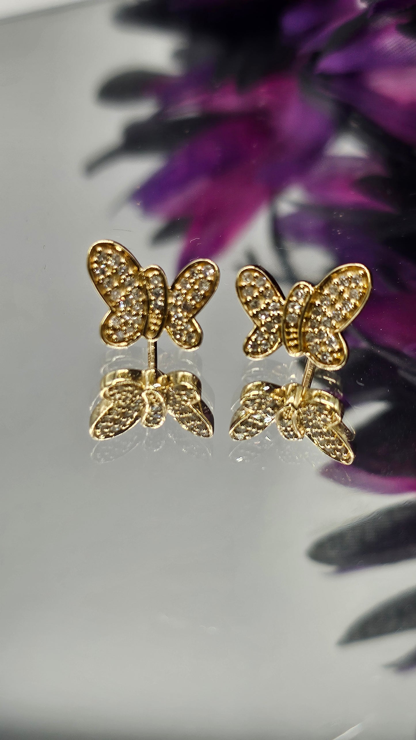 Butterfly earrings