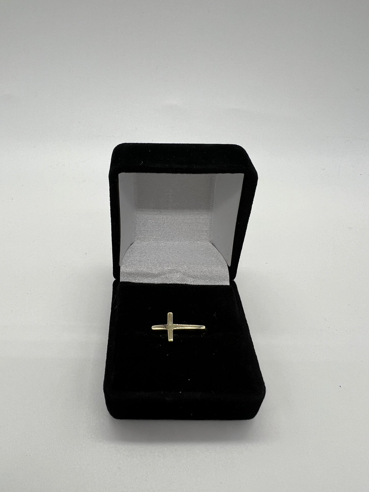 Cross ring | 14k gold