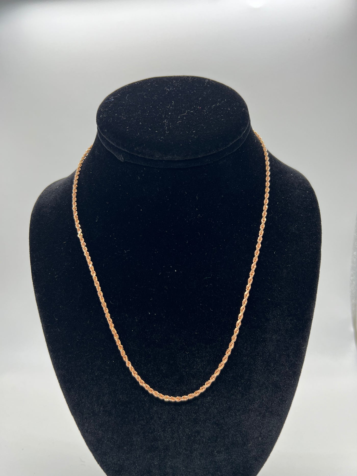 Rose gold chain | key charm | diamond