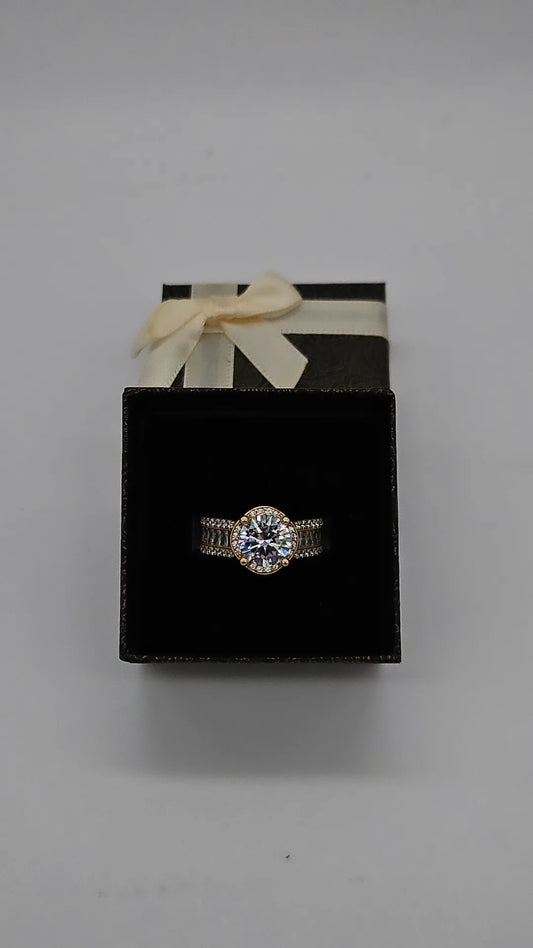 Solitaire CZ ring