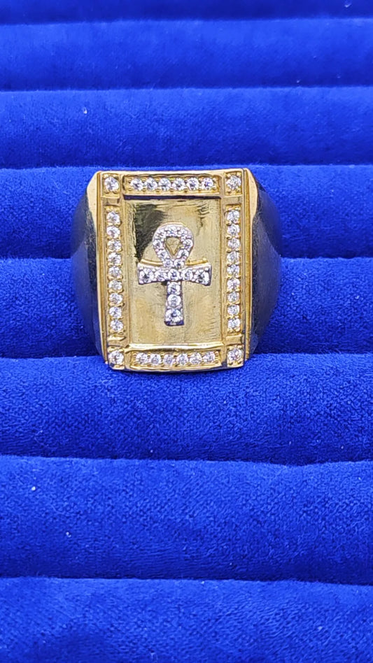 Holy cross men's ring