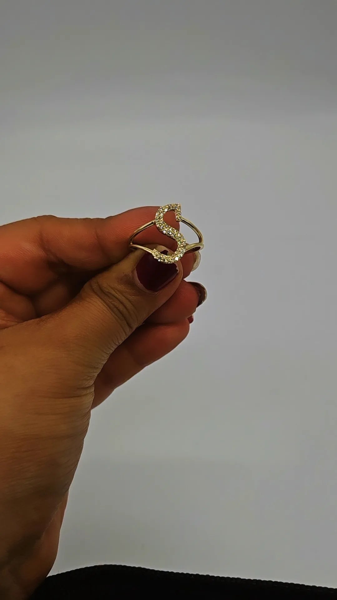 Diamond Initial ring