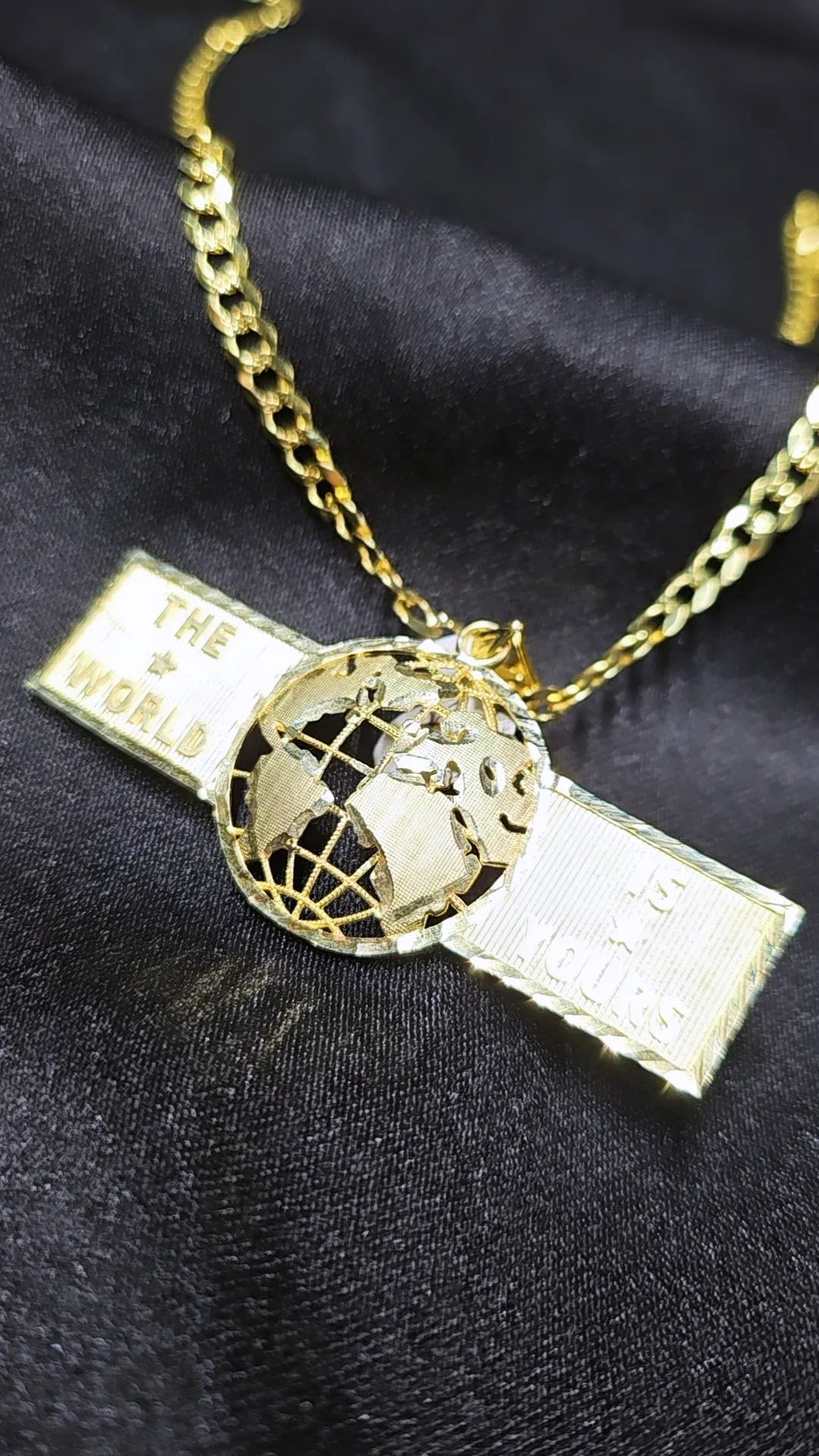 The world is yours charm