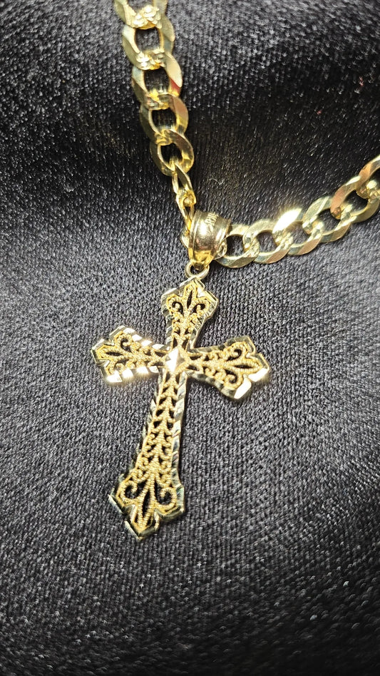 Small holy cross charm