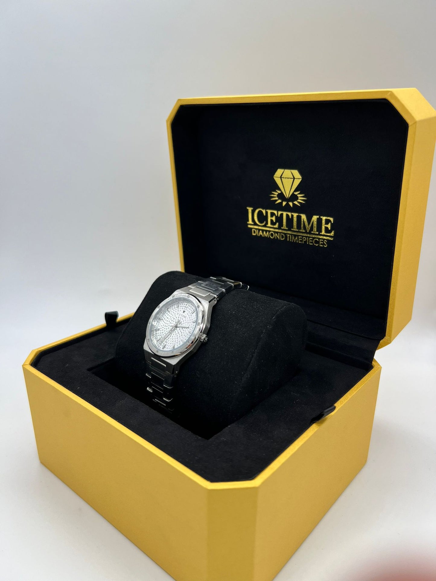 Certified Ice Time Watch with Diamonds