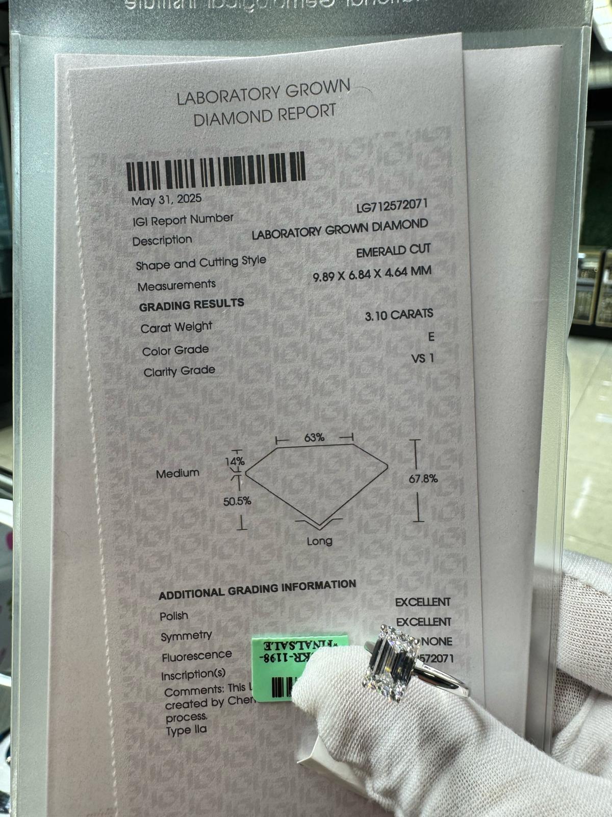 Lab Grown Diamond Ring