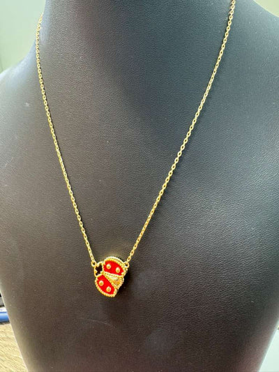 Lady Bug Necklace