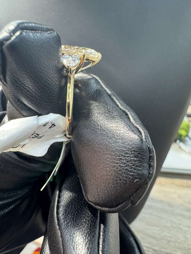 Pear Cut Trilogy Diamond Ring