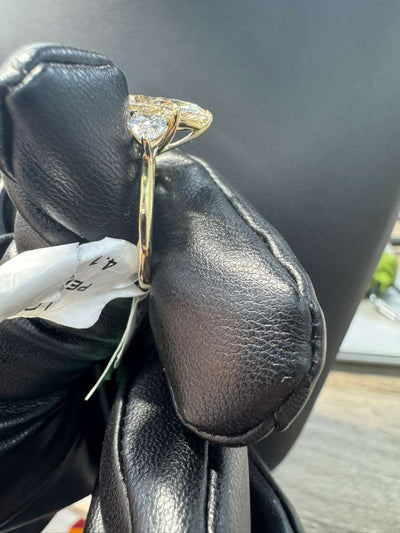 Pear Cut Trilogy Diamond Ring