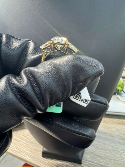 Pear Cut Trilogy Diamond Ring