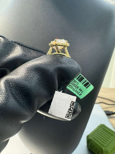 Cushion Halo Diamond Ring