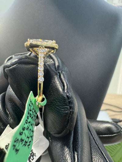 Cushion Halo Diamond Ring