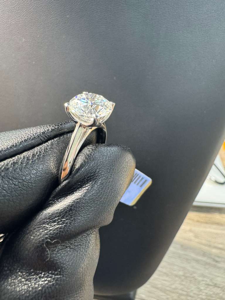 White Gold Solitaire Diamond Ring