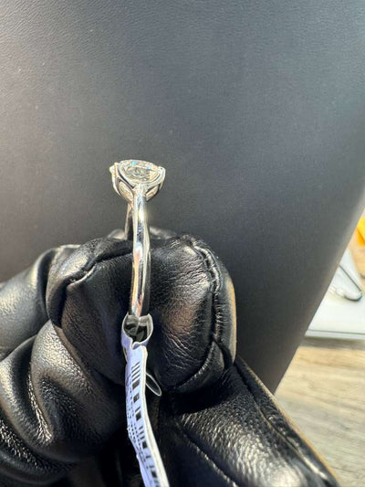 White Gold Solitaire Diamond Ring