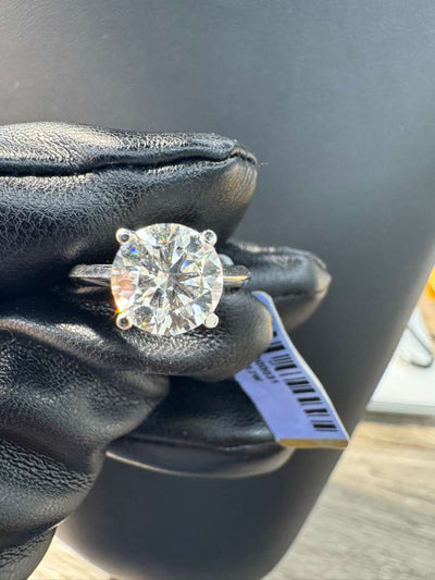 White Gold Solitaire Diamond Ring