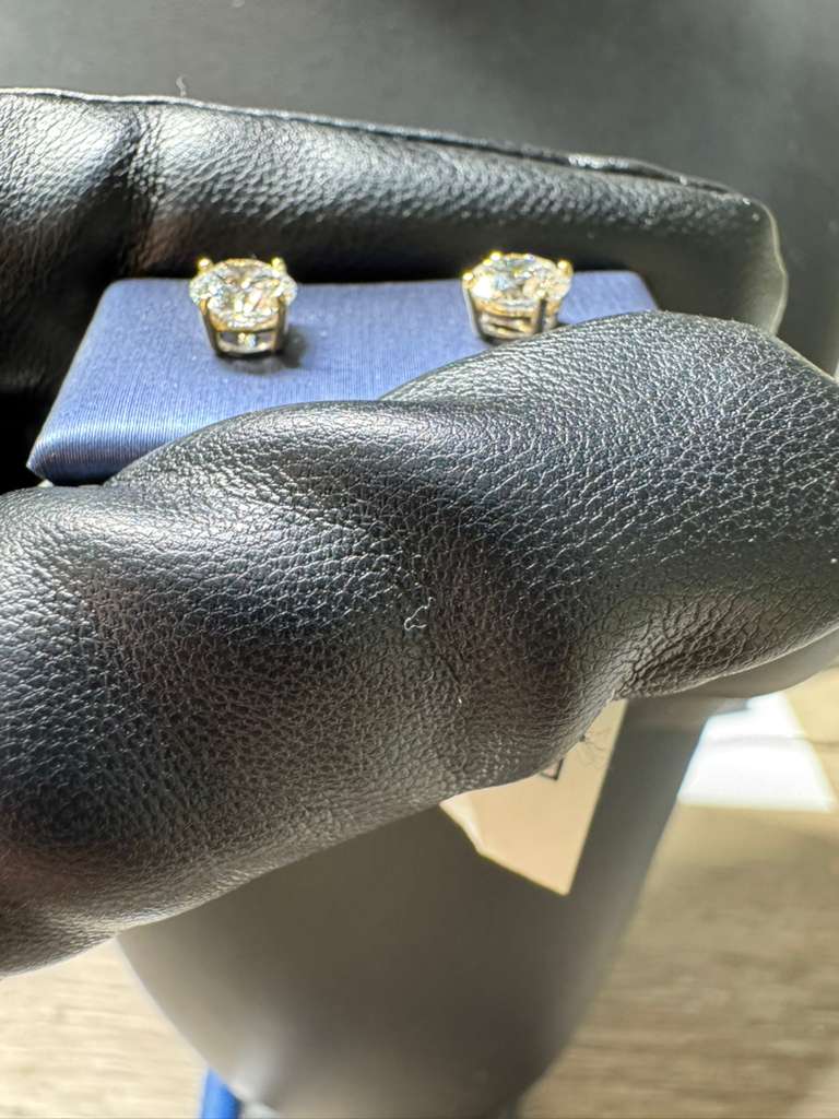 Radiant Round Diamond Earrings
