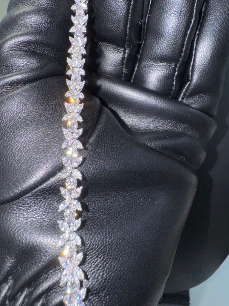 Eternity Bloom Diamond Tennis Bracelet