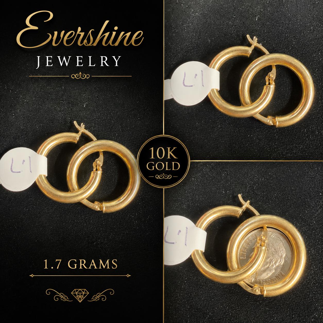 10K Gold Simple Earrings