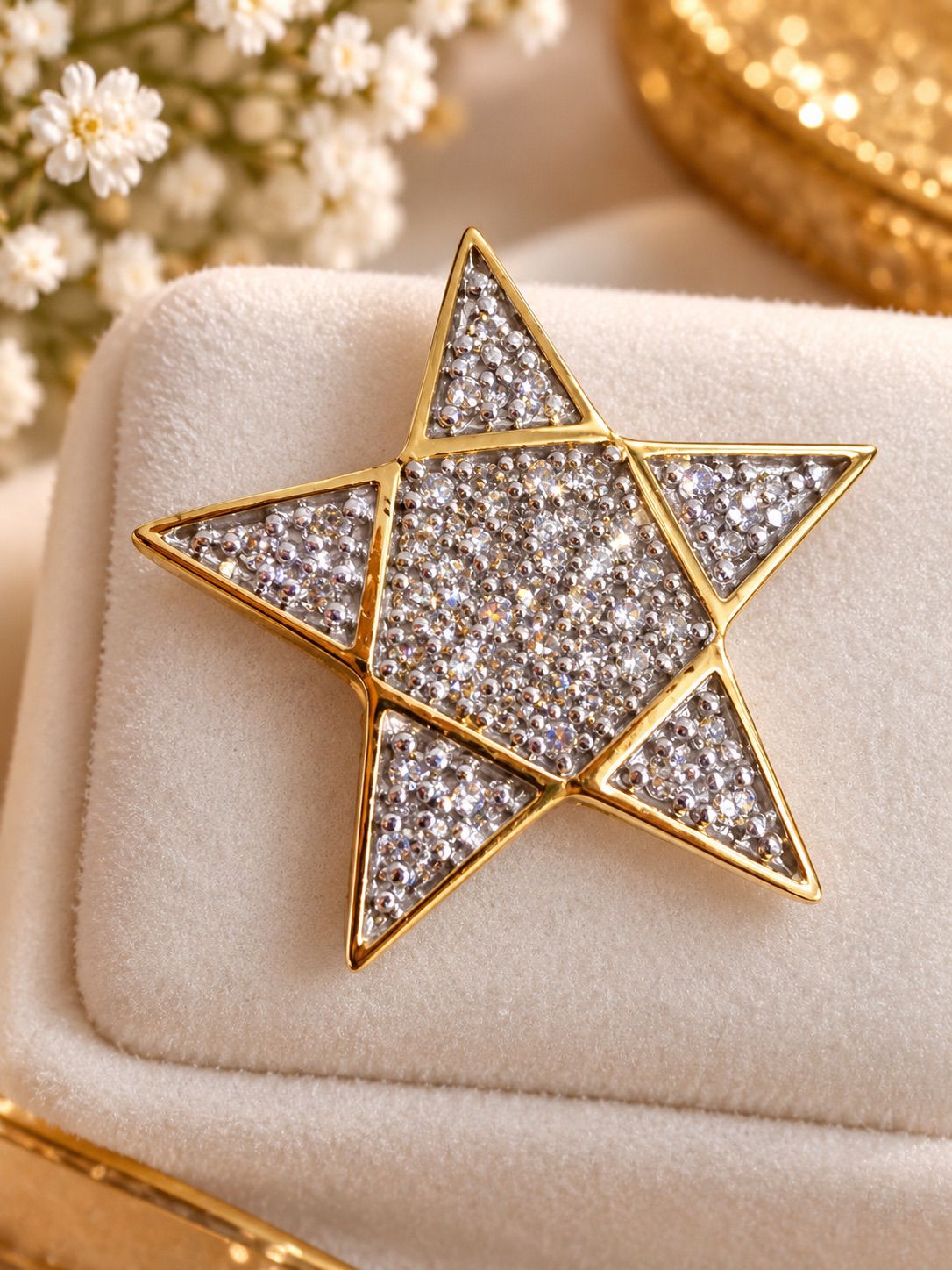 Gold Star Earrings