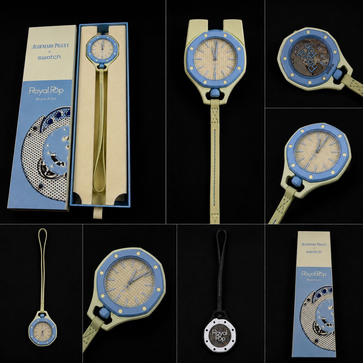 Royal Pop Light Blue & White Female Watch