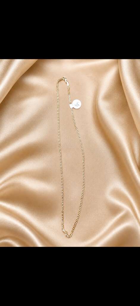 10K Yellow Gold Curb Link Chain Necklace 2mm – 16” or 20” – Classic Unisex
