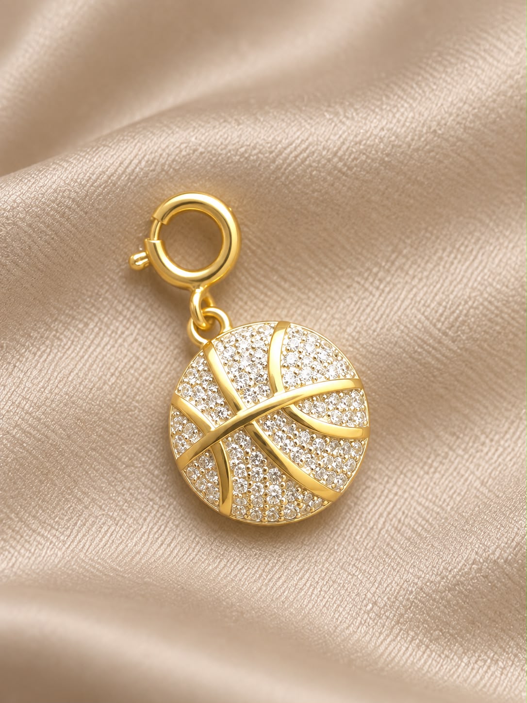 10K Yellow Gold Natural Diamond Charm Pendant – Choose Your Style – Bracelet Anklet Necklace