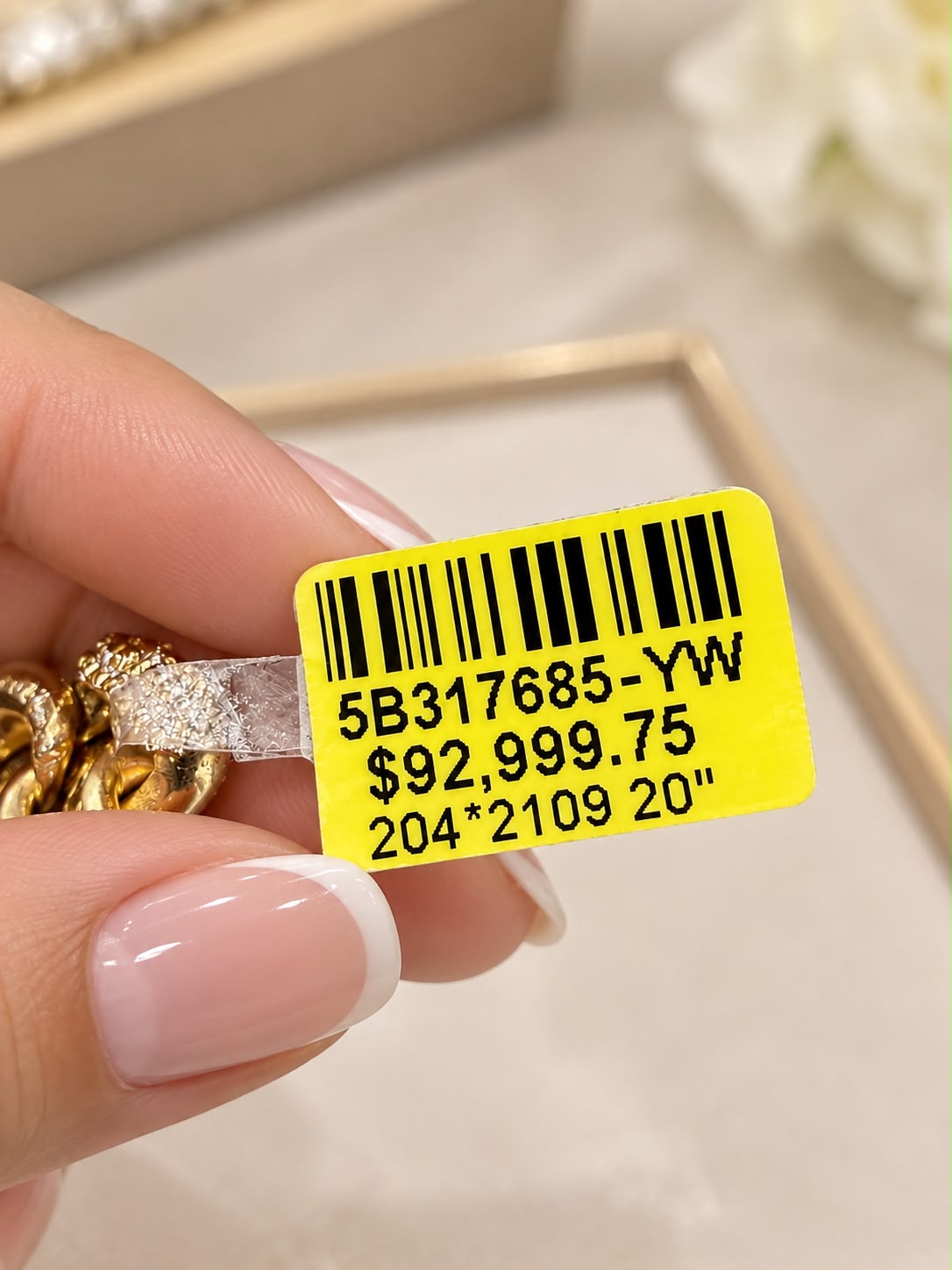 10K Gold Tri-Color Diamond Cuban Link Necklace 20” 12.5mm 10.41 CT