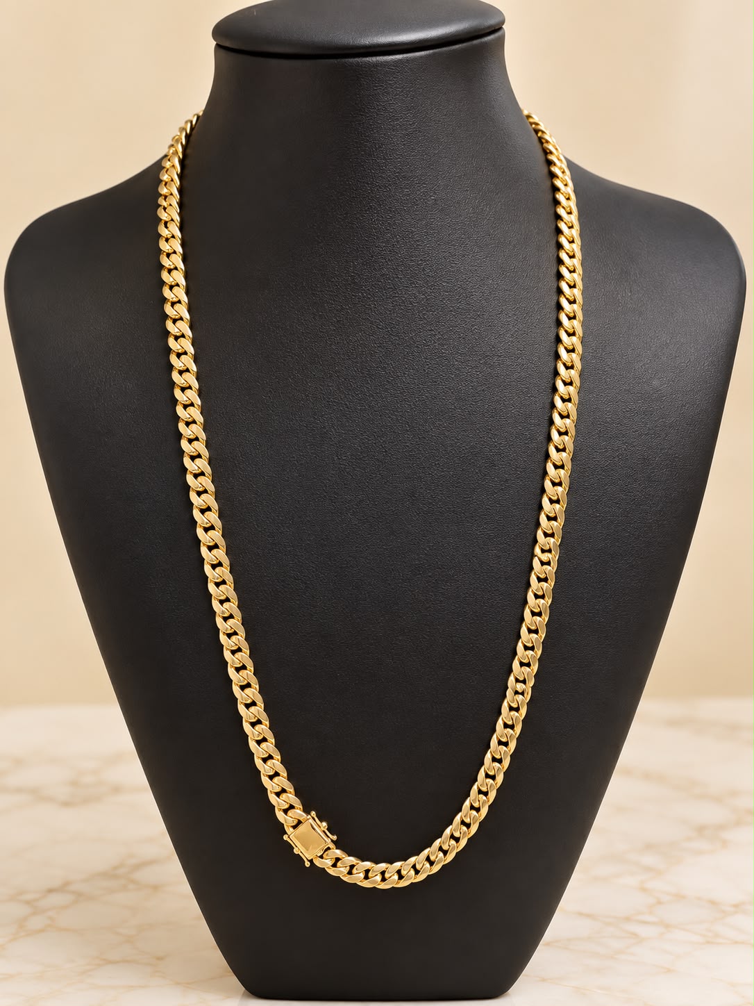 10K Yellow Gold Solid Miami Cuban Link Chain 24” 6mm 42 Grams