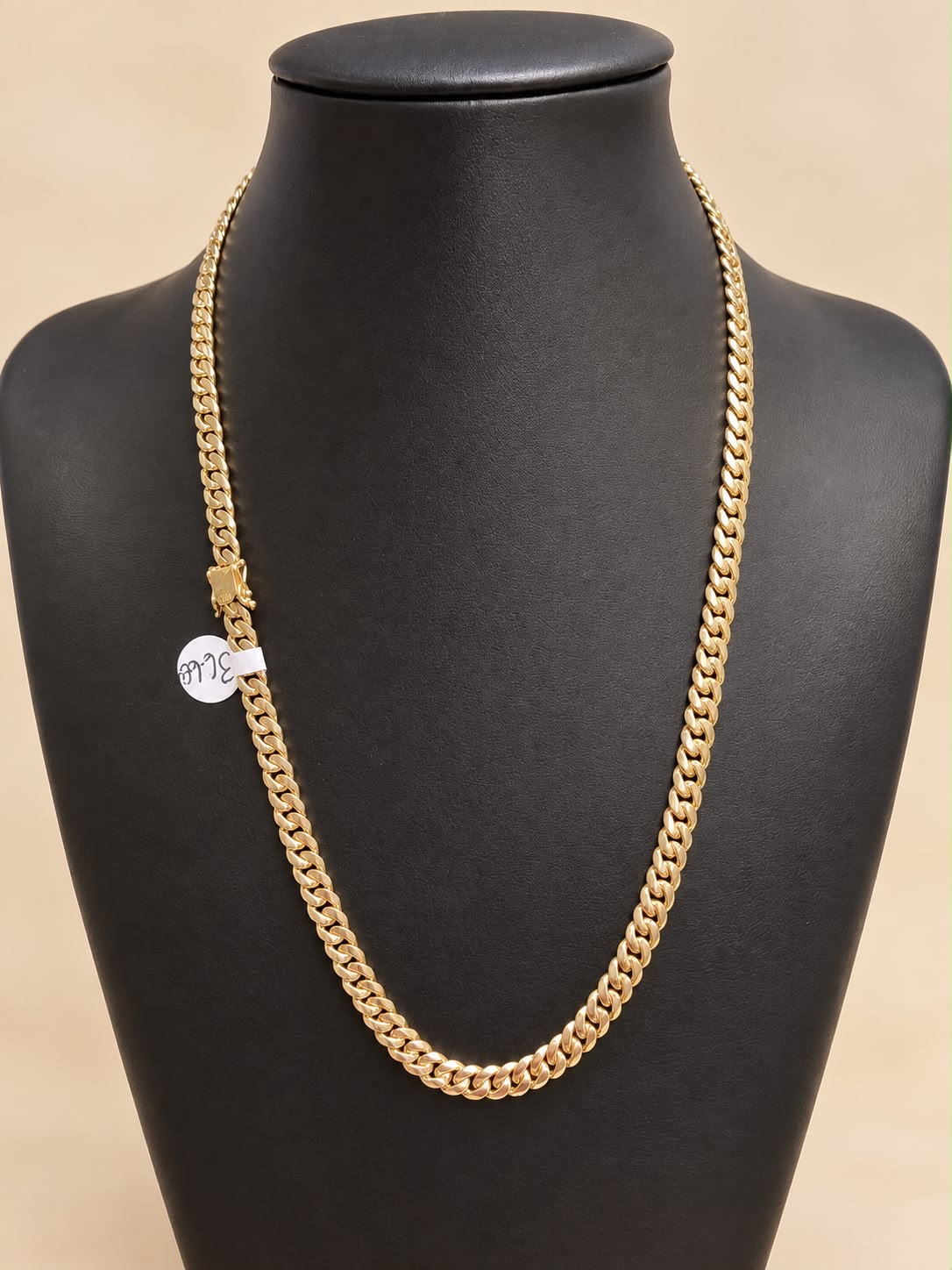 10K Yellow Gold Solid Miami Cuban Link Chain 20” 6mm 36.78 Grams