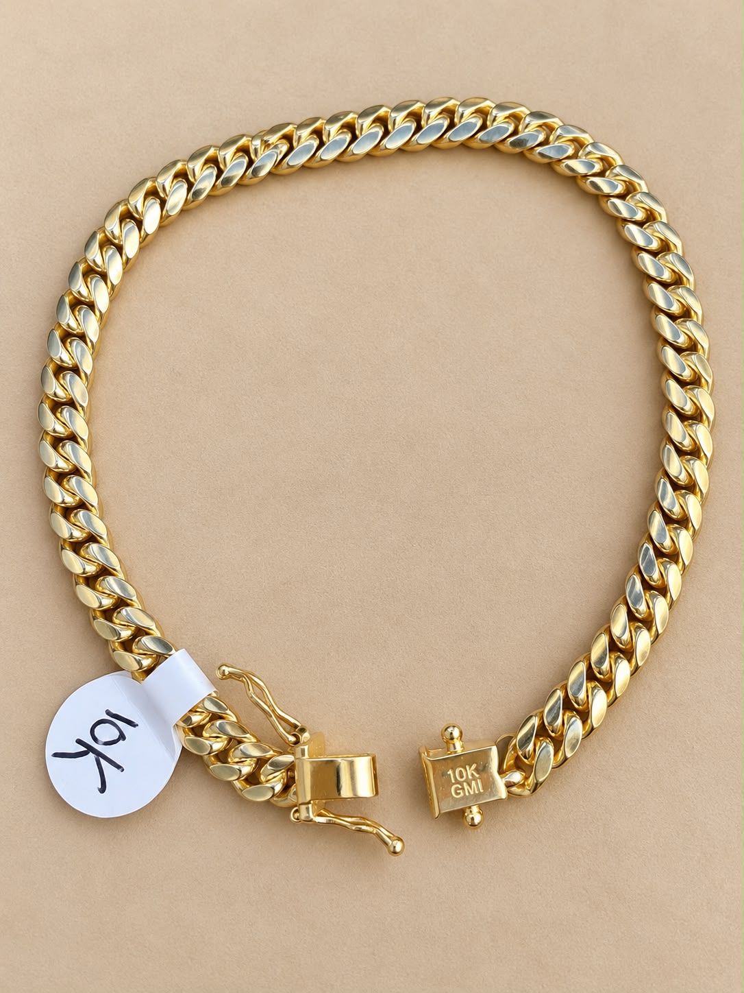 10K Yellow Gold Solid Miami Cuban Link Bracelet 5mm 8” – 15 Grams