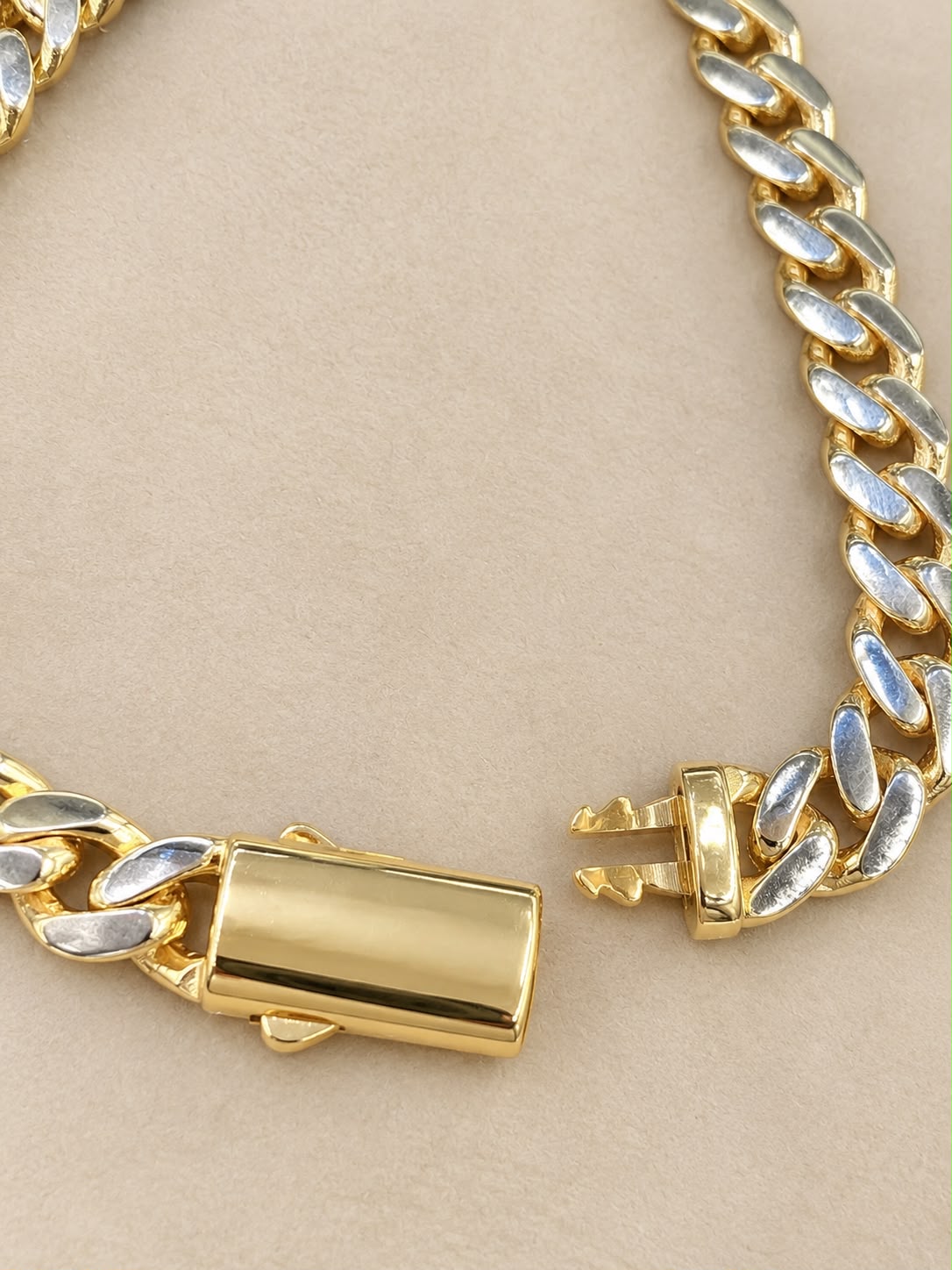 10K Yellow Gold Monaco Bracelet 8” 7.3mm – 7.93 Grams