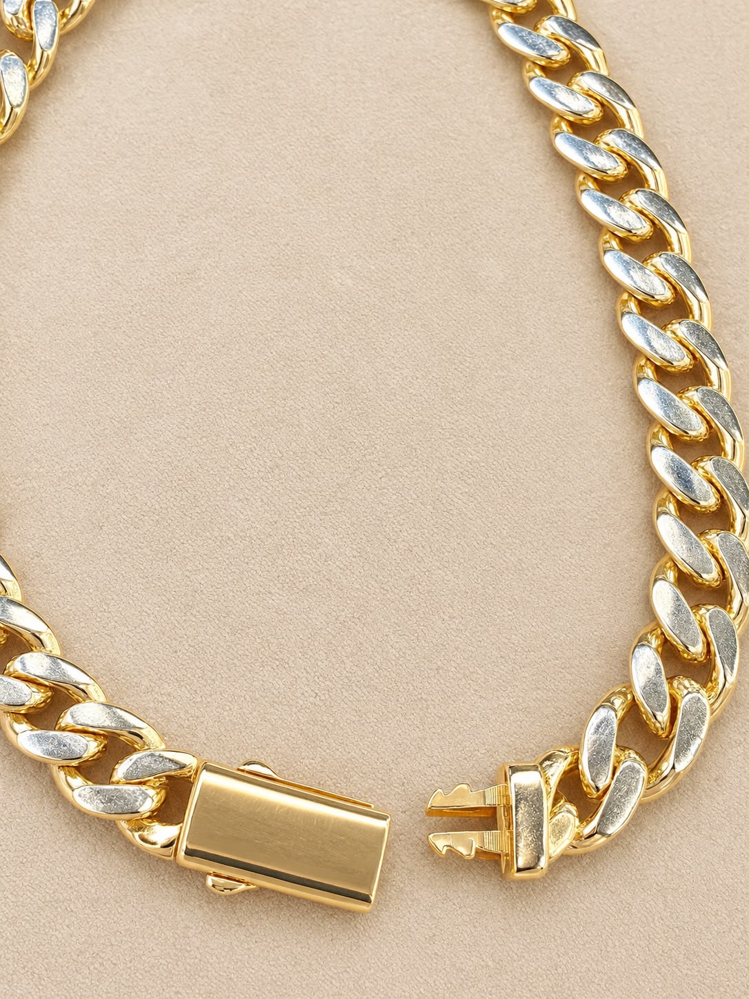 10K Yellow Gold Monaco Bracelet 8” 7.3mm – 7.93 Grams