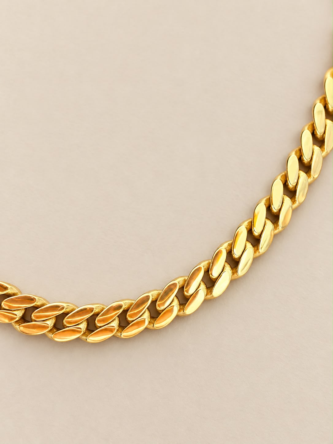 10K Yellow Gold Monaco Cuban Link Necklace 18” 5.7mm CZ Clasp 13.9 Grams