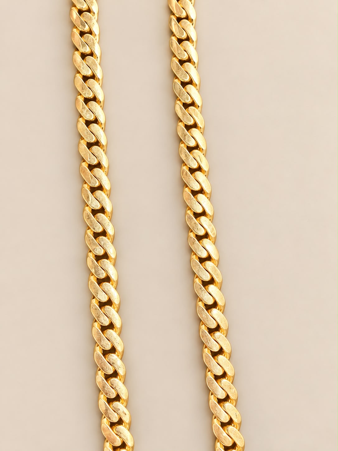 14K Yellow Gold Monaco Cuban Link Necklace CZ Clasp 4.8mm 17-18” 13.6 Grams