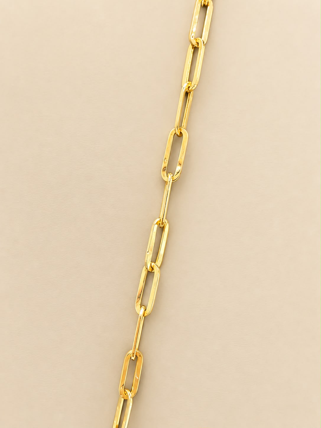 14K Yellow Gold Paperclip Link Chain Necklace 22” Men’s Women’s 4.7 Grams
