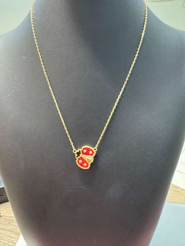 Lady Bug Necklace