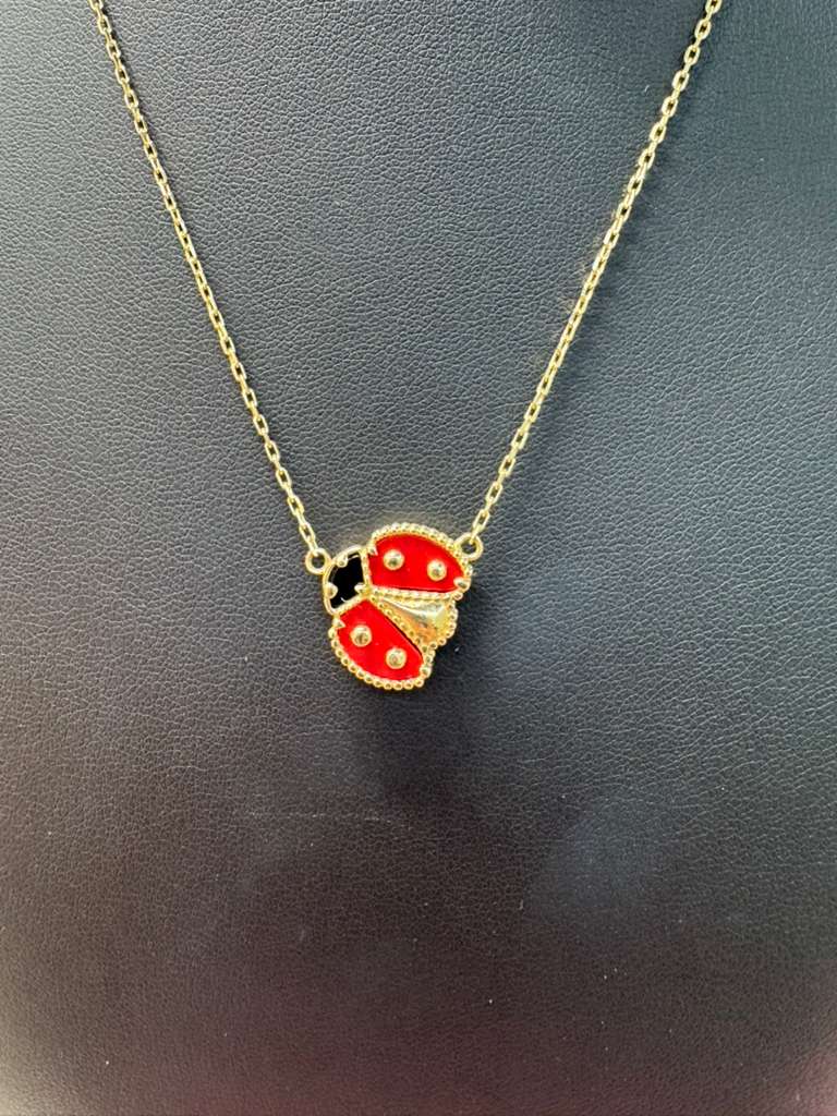 Lady Bug Necklace