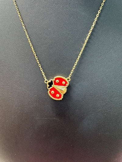 Lady Bug Necklace